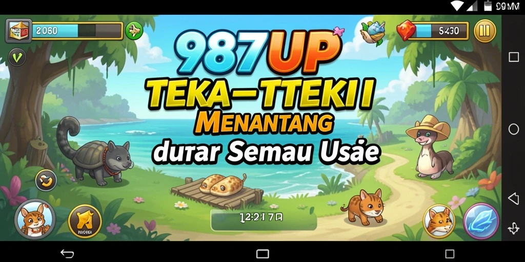Tampilan gameplay 987UP dengan teka-teki yang menarik.