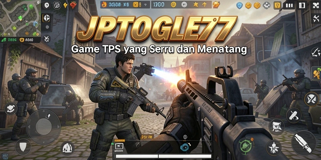 Tampilan menarik dari gameplay JPTOGEL77 di dalam pertempuran TPS.