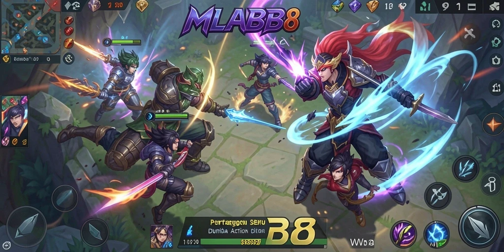 Tangkapan layar utama dari gameplay aksi yang mendebarkan.