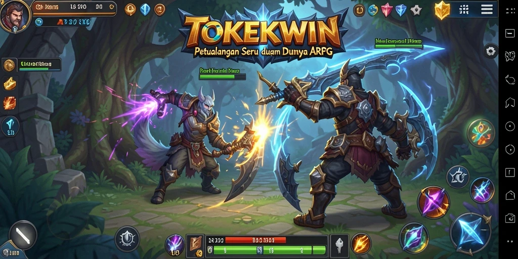 Gameplay seru di dunia ARPG TOKEKWIN yang memikat.